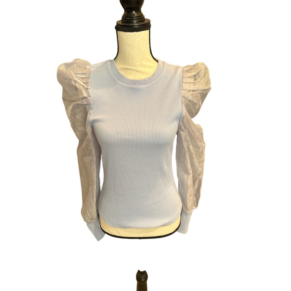 Women’s Dolan Left Coast ( Anthropologie ) Lt Blue Top. Size Small